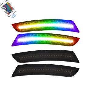 Car RGB Front & Rear Bumper LED Side Marker for Chevrolet Camaro for Cadillac CTS ATS