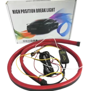 Car Rear High Position Brake LED Strip Light Assembly With Sequential Turn Signal Brake DRL Running Warning Lamp 12V Accessories