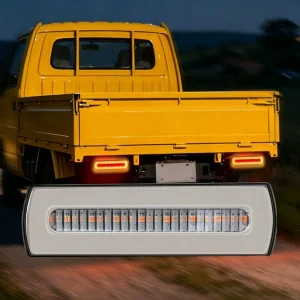 Car Rear Warning Light Reversing Safety Lamp LED Turn Signal Two Color Brake Flow Steering Taillights for Auto Truck