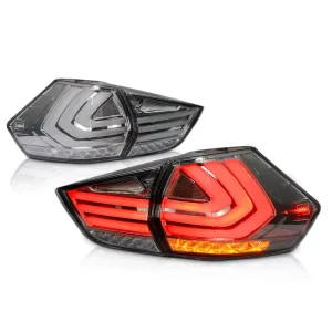 Car Red LED Taillight New Modified Running Lights Brake Lights Turn Signal for Rogue X trail