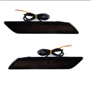 Car Red LED for Honda Civic LED Bumper Reflector Lights Function As Tail Lights & Brake Lights & Turn Signal Light
