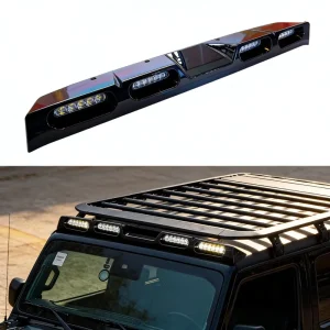 Car Roof Lights for 18 25 Jeep Wrangler Off Road Spotlights JL Searchlight with IP66 Touch Control ABS Material