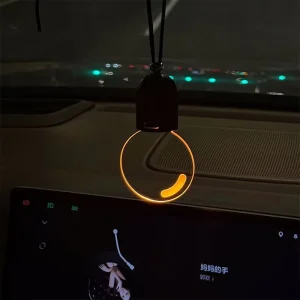 Car Small Pendant Acrylic Retro Bulb Interior Atmosphere Car Decoration Auto Night Light