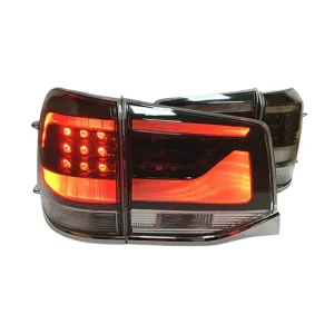 Car Smoke Black Outer LED Taillight Inner Tail Lamp For Toyota Land Cruiser LC200
