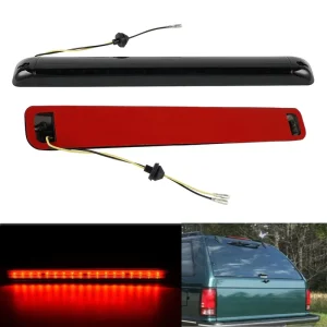 Car Smoked LED 16” 3rd High Brake Tail Lights Center LED Tail Stop Lamps for GMC Yukon XL 1500 2500