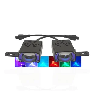Car Spotlights LED Front Grille Lights Projector RGB Work Light External Auxiliary Fog Lights for Off Road Vehicle