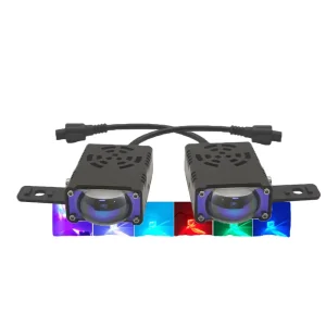Car Spotlights LED Grille Lights Fan RGP Fog Work Light External Auxiliary Lights Off road Vehicle Truck DC12 36V Car Accessories