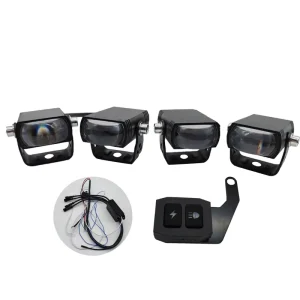 Car Spotlights Led Grille Lights High and Low with Flash Fog Work Light External Auxiliary Lights Off-road Vehicle SUV Truck