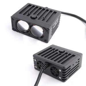 Car Spotlights Led Grille Lights Lens External Auxiliary Lights 60W 6500K Matrix Dual Lens Car Grill Light