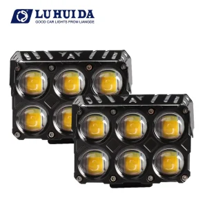 Car Spotlights Truck Auxiliary Spot Led Lights Mini Led Fog/driving Lights for Jeep Wrangler Motorcycle Amber Light