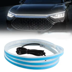 Car Start Scanning Dynamic Penetrating Daytime Running Lights Modified Universal Decorative 1M Yellow White Blue Green Red DIY