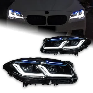 Car Styling Head Lamp for BMW 5 Series F10 Led Headlight Projector Lens DRL Signal Automotive Accessory