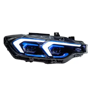 Car Styling Head Lamp for BMW F30 Led Headlight Projector Lens Blue Version F31 Front Light DRL Signal Automotive Accessory