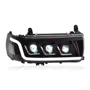Car Styling Head Lamp for Toyota Land Cruiser LC80 Headlight Assembly LED DRL Projector Lens Dynamic Accessories