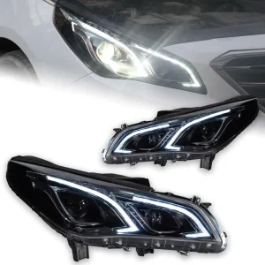 Car Styling Headlights High LED DRL HID Bi Xenon Auto Accessories Sonata Nine Headlights
