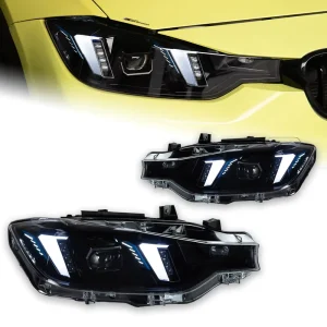 Car Styling Headlights for BMW F30 Upgrade LED Headlight DRL Signal with High Low Beam Accessories