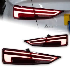 Car Styling Tail Lamp for Audi A3 S3 Rear Fog Brake Turn Signal Automotive Accessories