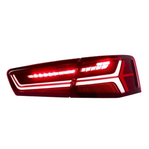 Car Styling Tail Lamp for Audi A6 C7 Tail Light Rear Fog Brake Turn Signal Automotive Accessories