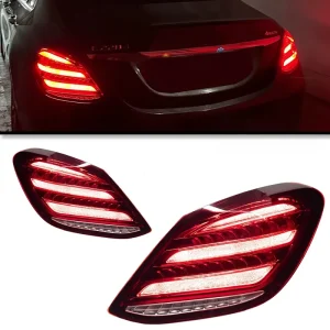 Car Styling Tail Lamp for Benz W205 LED Tail Light C180 C200 C300 Dynamic Signal DRL Rear Stop Brake Automotive Accessories