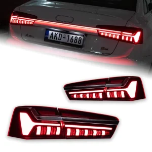 Car Styling Tail Light for Audi A6 C7 LED DRL Brake Reversing Light Modified