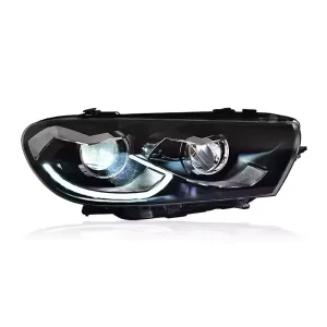 Car Styling for Volkswagen Scirocco LED Headlight Scirocco Head Lamp LED DRL Projector Lens High Beam Auto Accessories