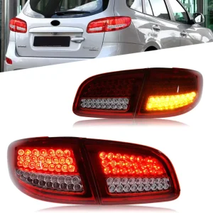 Car Tail Lamp Assembly Modified LED Taillight Running Lights Brake Lights Turn Signal for HYUNDAI Santa Fe