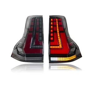 Car Tail Light Fit Brake Signal Reverse 4 Function Body Kits Bumper LED Auto Parts for Toyota Land Cruiser Prado