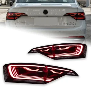 Car Tail Light for Volkswagen Sagitar Jetta Taillight Assembly LED Flow Turn Signal Brake Lights