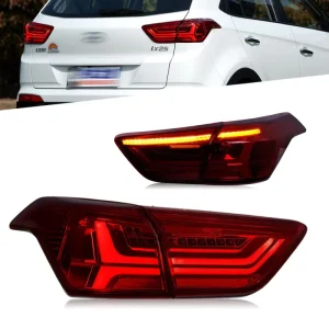 Car Tail Lights Modified LED Taillights With Running Turn Signal Function Full LED for Hyundai Creta IX25