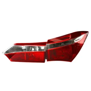 Car Taillights LED Tail Lights Rear Outer Inner Brake Lights Car Tail Lamp Assembly Replacement for Toyota Corolla