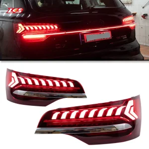 Car Taillights for Audi Q7 Upgrade LED Auto Assembly Dynamic Flowing Rear Tail