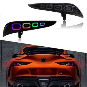 Car Taillights for Toyota GR Supra A90 A91 RGB LED Tail Lights for Toyota GR Supra A90 A91 Mk5 Car Accessories