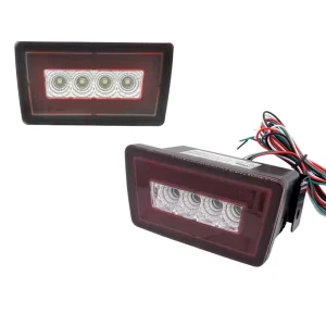 Car Third Brake Light Tail Brake Backup Reverse Fog Lamp Lights 84913FG420 for 15-21 Subaru WRX STi Smoke Lens