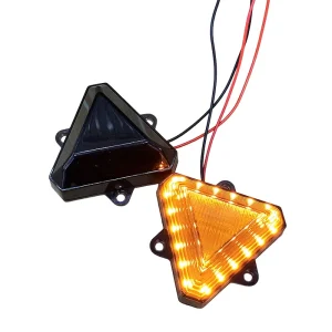 Car Triangle Rear Brake Light Warning Strobe Stop Safety Lamp for Motorcycles Truck Car