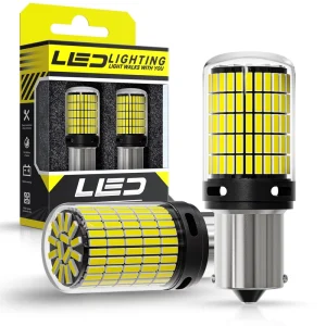 Car Turn Signal Brake Reversing Light 1156 1157 7440 7443 LED Brake Light White Red Yellow Color 150SMD 4014