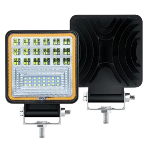 Car Vehicle Led Work Light Lamp 9V-36V 126w Double Color High Brightness with Aperture