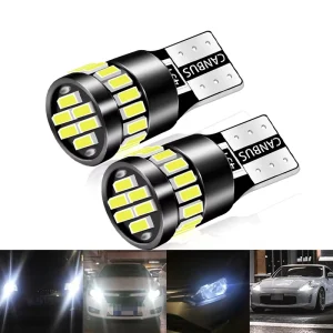 Car Width Indicator License Plate Light W5W Car Light 4014 T10 24 Light Decoding for Universal Car