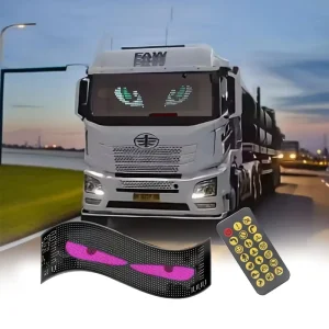 Car Window Windshield Decorative Led Display USB Devil’s Eye for Car Demon Eye Screen Truck Bus Flexible LED Panel