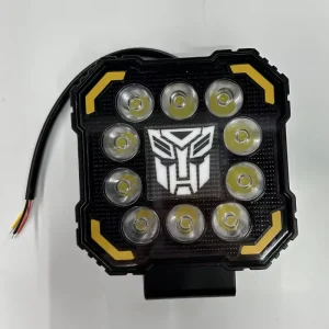 Car Work Lights Universal LED Work Light RGB Angel Eyes Motorcycle Spotlights LED Fog Car Driving Lights for Offroad