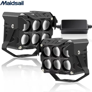 Car external spotlights motorcycle electric vehicle led lights auxiliary lights modified