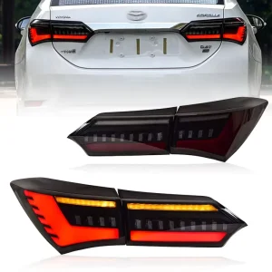 Car for Toyota Corolla Taillight Upgrade Modified to New DRL Dynamic Turn Signal LED Taillight Auto Accessories