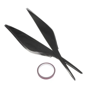 Carbon Fiber Fiberglass Car Headlight Eyebrow Cover Trim Head Lamp Eyelid Sticker for Ford Mondeo MK4
