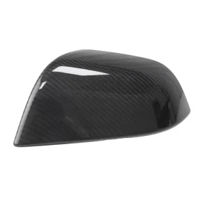 Carbon Fiber Rearview Mirror Cover Shell for Tesla Model 3 Y Impact Resistant Exterior Trim