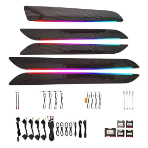 Carbon Fiber Star Interior Ambient Light for Audi Q3 Multi Color LED Roof Starry Sky Panel Decorative Lamp