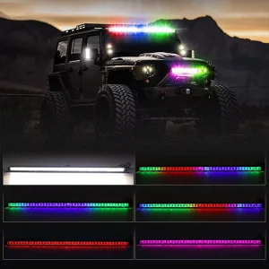 Chasing LED Light Bar High Quality LED Light Bar with Remote and App Control 12V LED Offroad Light Bar