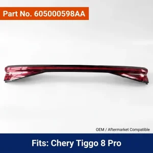 Chery Tiggo 8 Pro Automobile Lighting System Middle Taillight OE NO.605000598AA