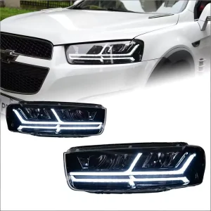 Chevrolet Captiva Headlight Assembly Modification LED Daytime Running Lights Sequential Turn Signals 12V 30W
