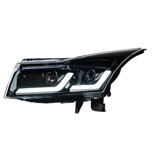 Chevrolet Cruze Headlight Assembly to BMW 5 Series LED Daytime Running Lights and Turn Signals