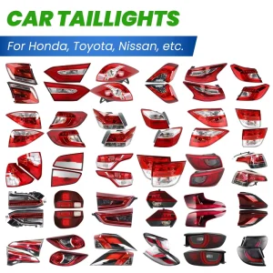 China Auto Parts Tail Light Car LED Tail Lights Turn Signal for Honda Nissan Teana XTrail Sylphy Sunny Venucia Tiida Toyota