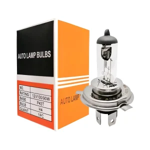 China Factory New 12V 100W Natural White Universal Fit Car H4 H7 H1 H11 H8 Halogen Headlight Bulb